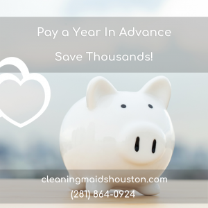 Save when you pay for a full year of cleaning in advance